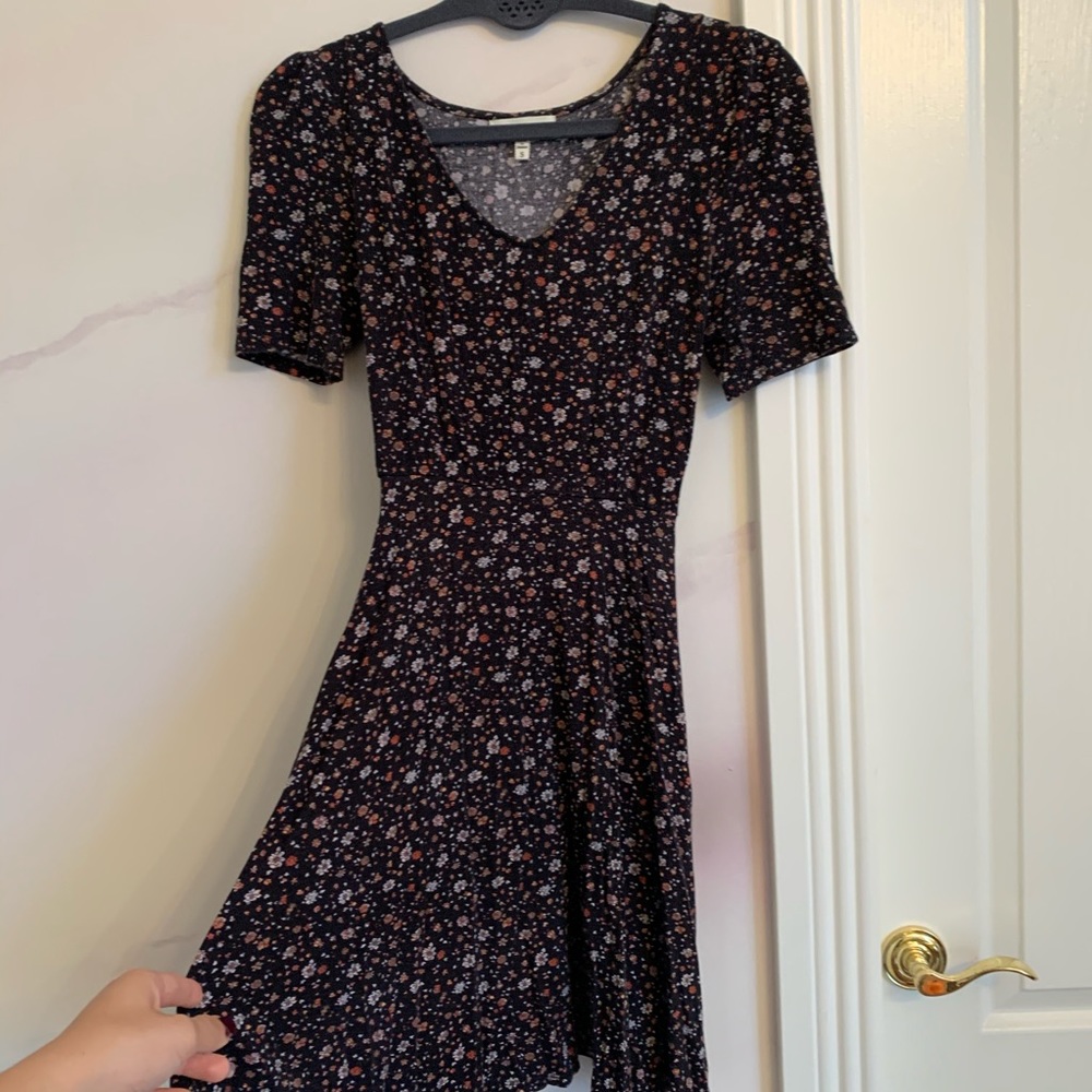 Floral skater skirt dress